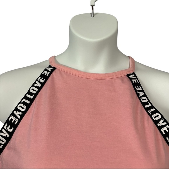 NWOT, SHEIN, Plus Size Pink Crop Top, Size 2XL (US 14) - Picture 3 of 8